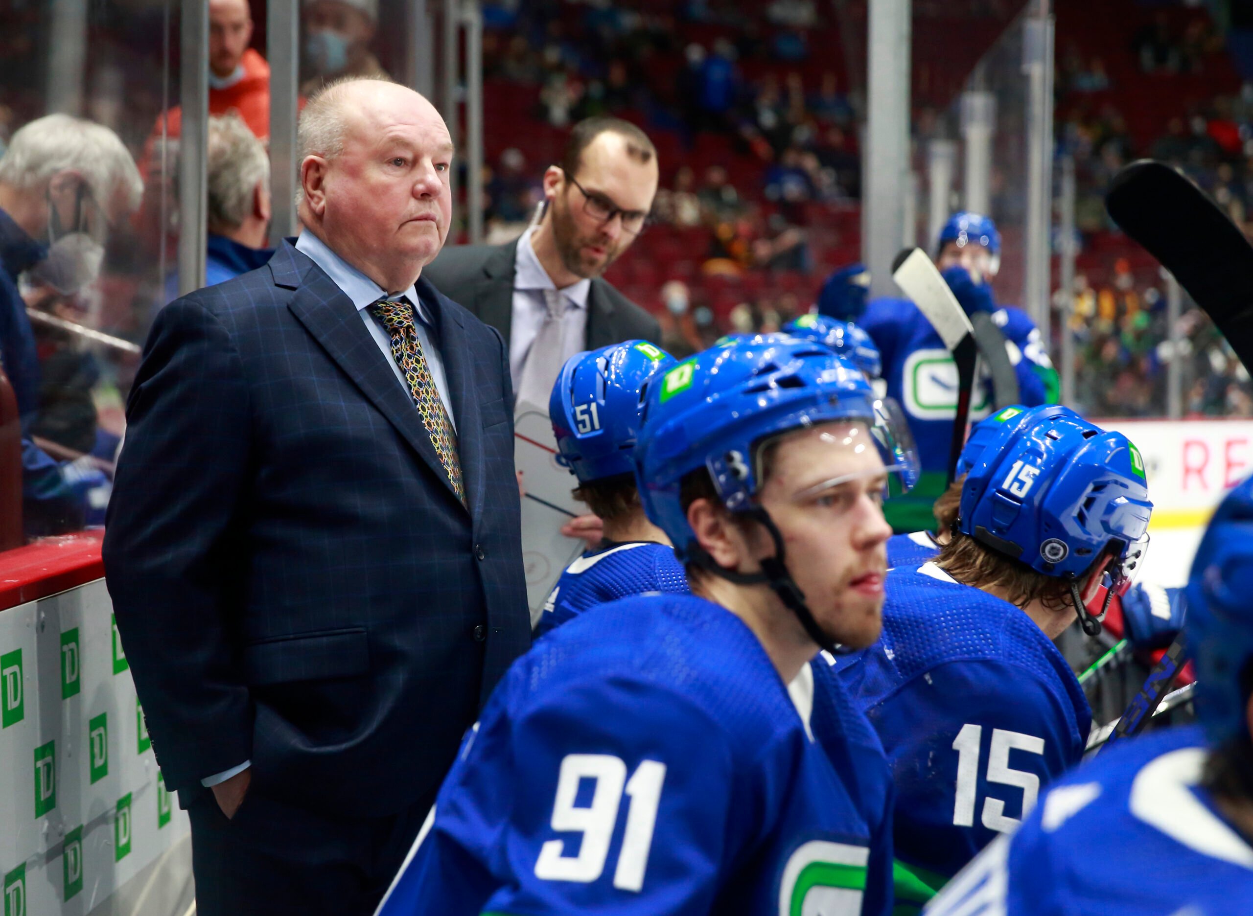 Bruce Boudreau Vancouver Canucks head coach