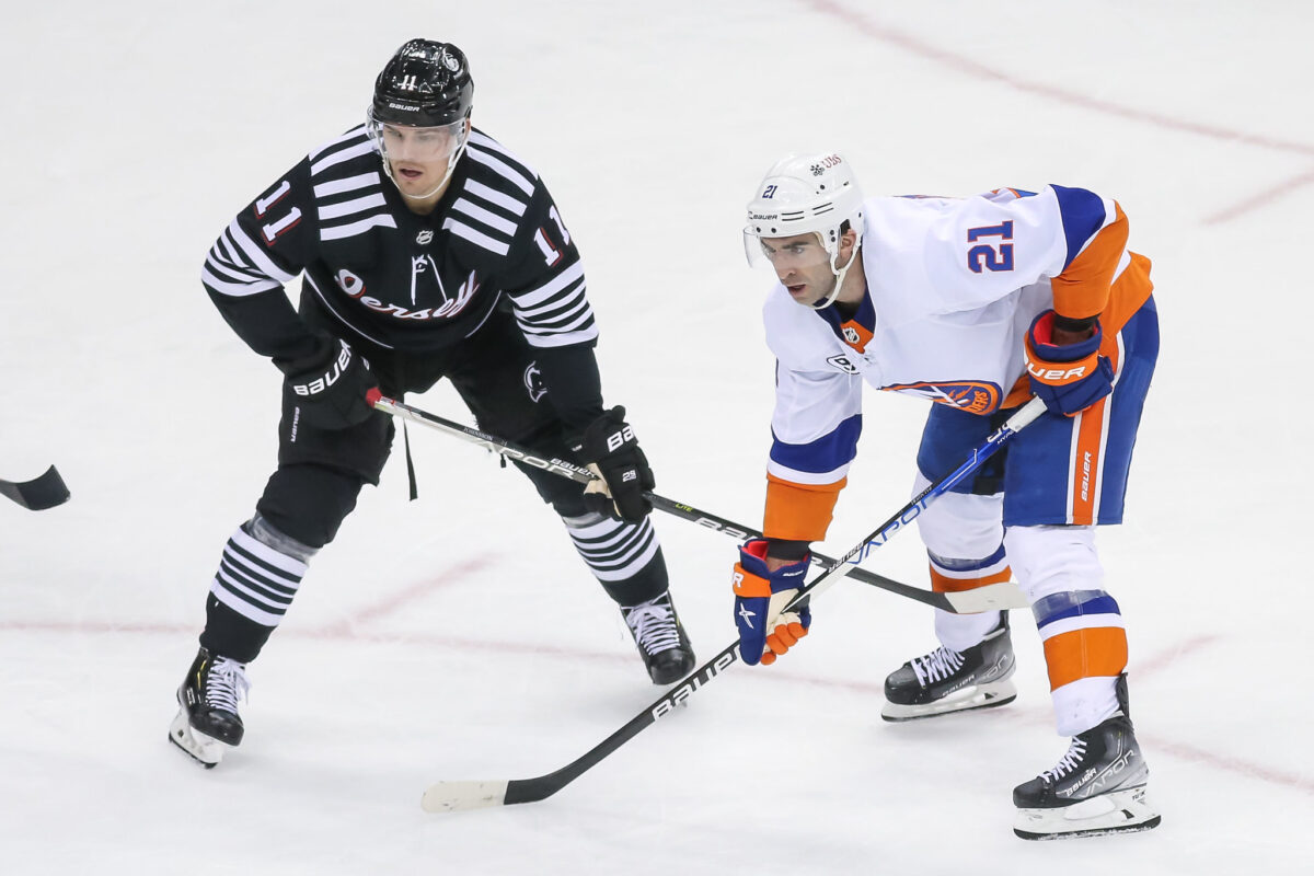 Andreas Johnsson New Jersey Devils Kyle Palmieri New York Islanders