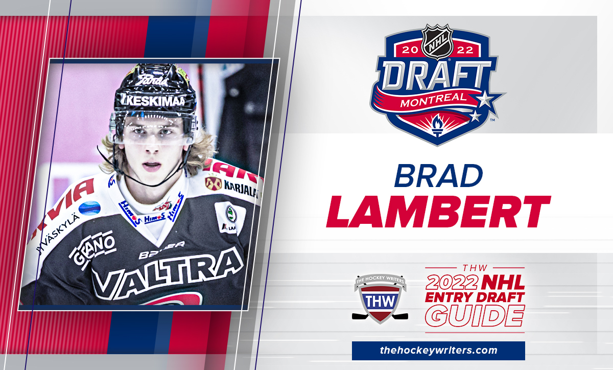 Potential Red Wings draft pick Brad Lambert