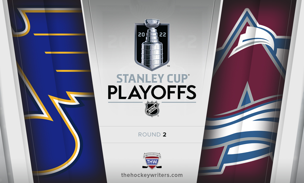 2022 NHL Stanley Cup Playoffs Colorado Avalanche St. Louis Blues Round 2