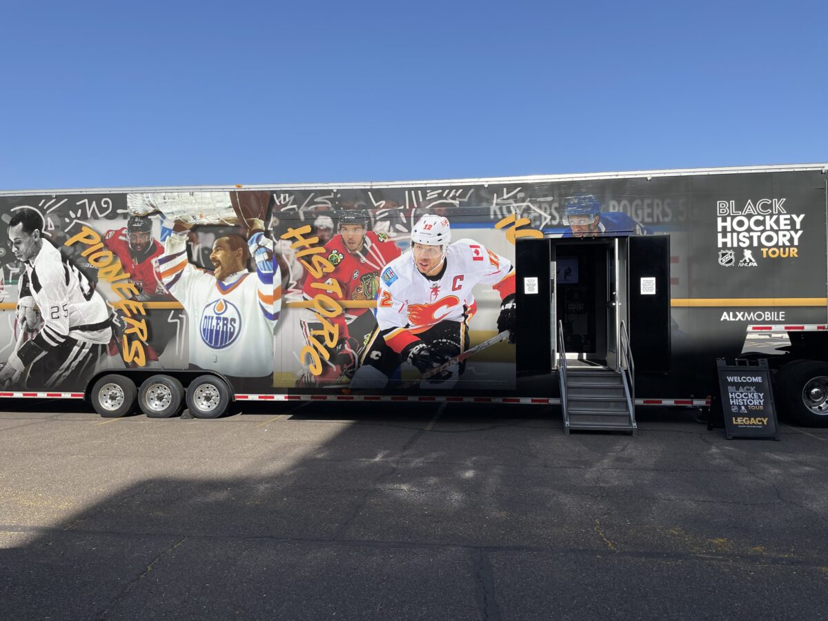Black Hockey History Tour Bus