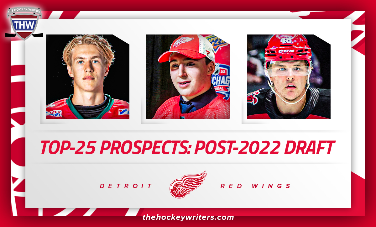 Detroit Red Wings Top-25 Prospects: Post-2022 Draft Simon Edvinsson, Jonatan Berggren, Marco Kasper