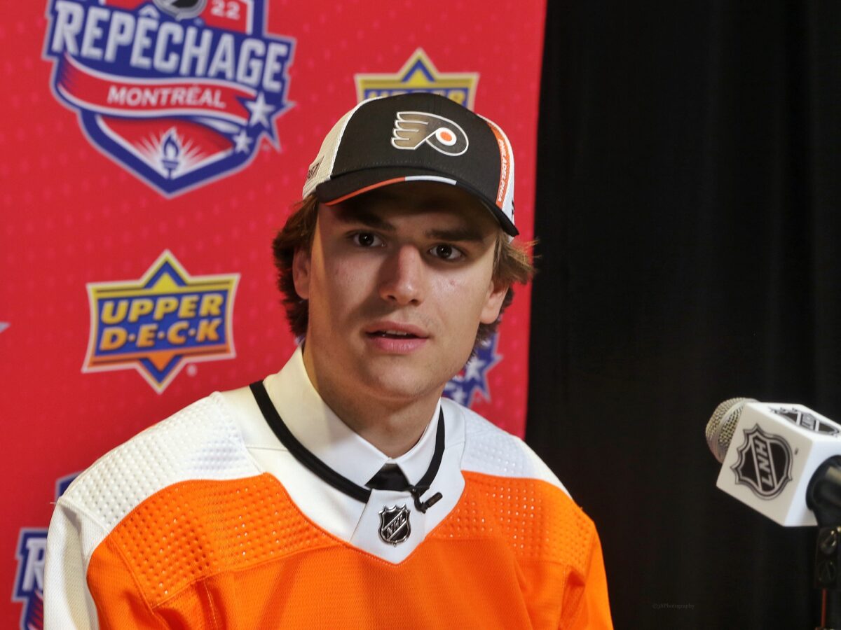 Cutter Gauthier Philadelphia Flyers 2022 Draft