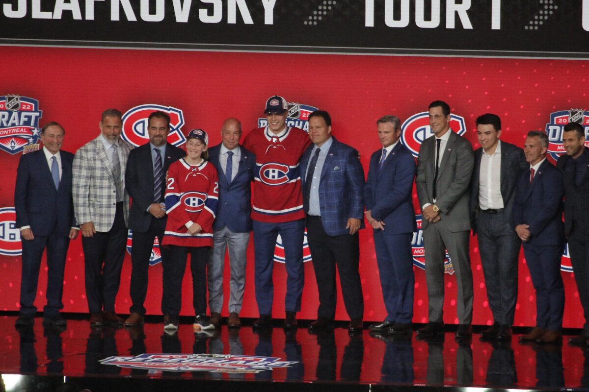 Juraj Slafkovsky Montreal Canadiens 2022 Draft