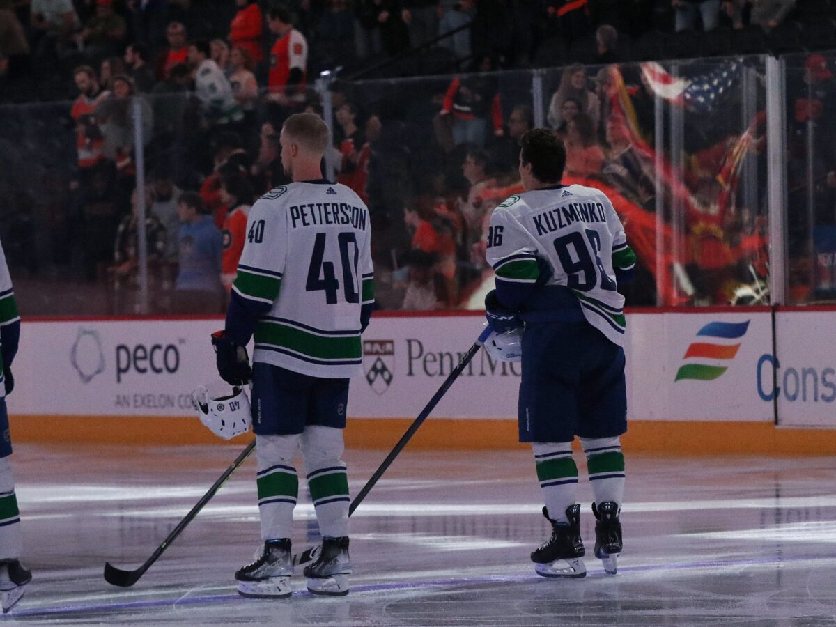 Andrei Kuzmenko Elias Pettersson Vancouver Canucks
