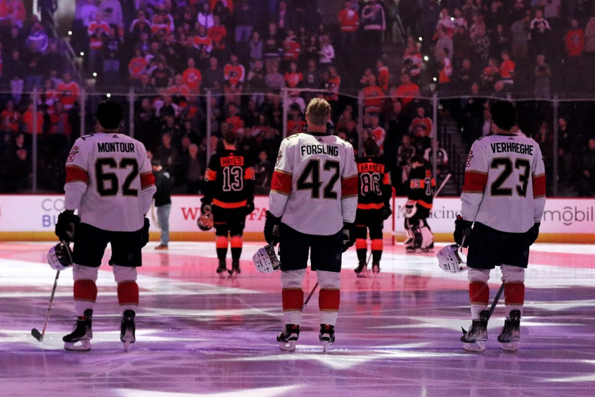 Brandon Montour Gustav Forsling Carter Verhaeghe Florida Panthers