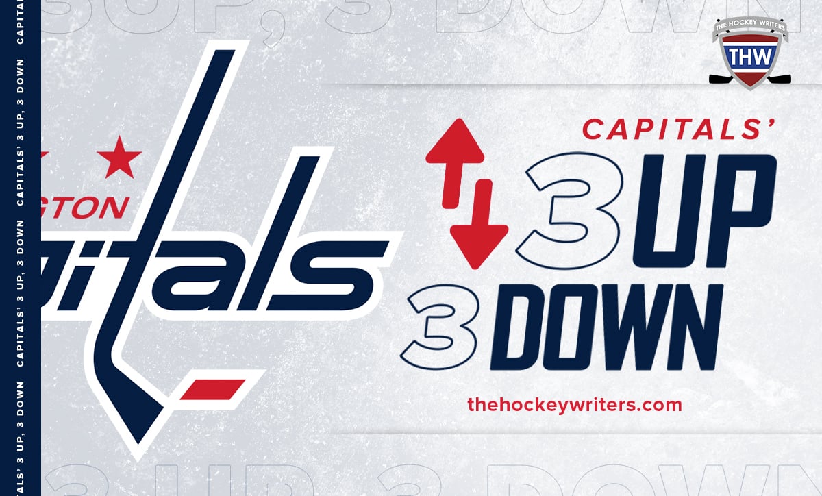 Washington Capitals 3 up, 3 down