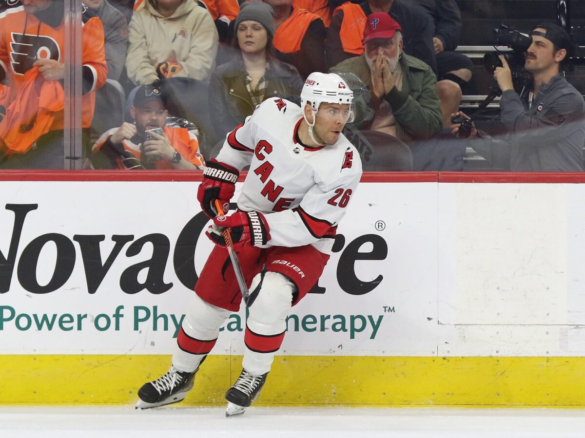 Paul Stastny Carolina Hurricanes
