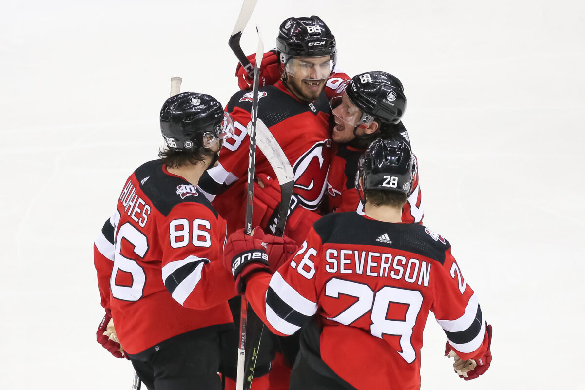 New Jersey Devils Celebrate