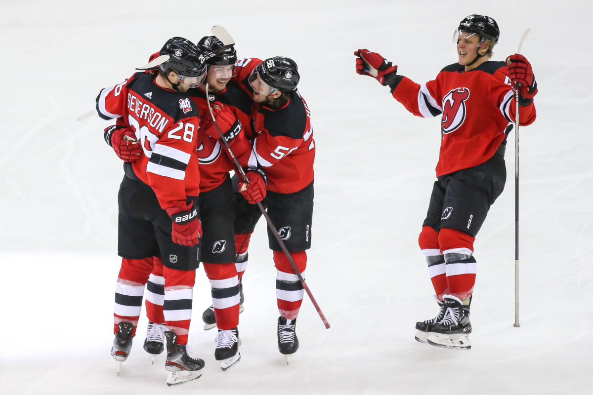 New Jersey Devils Celebrate