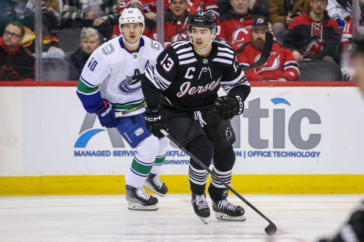 Elias Pettersson Vancouver Canucks Nico Hischier New Jersey Devils