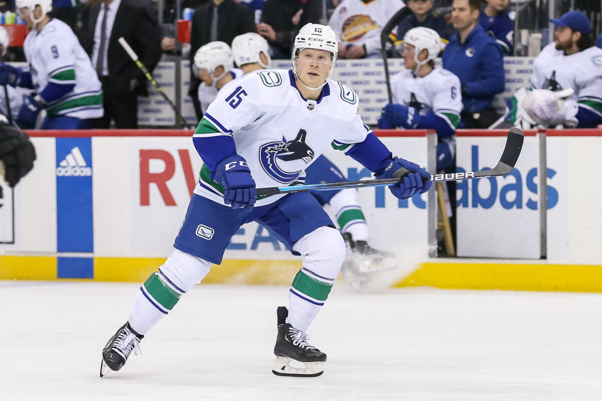 Sheldon Dries Vancouver Canucks