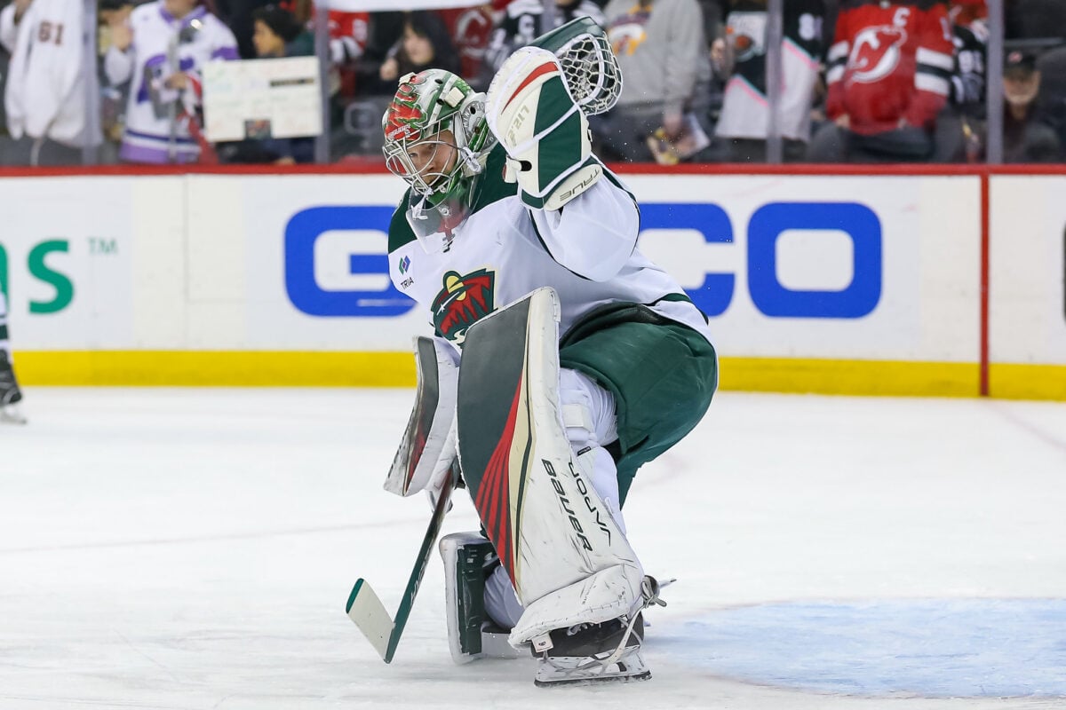 Filip Gustavsson Minnesota Wild