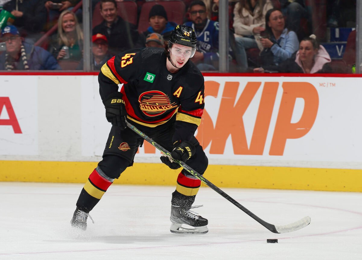 Quinn Hughes Vancouver Canucks