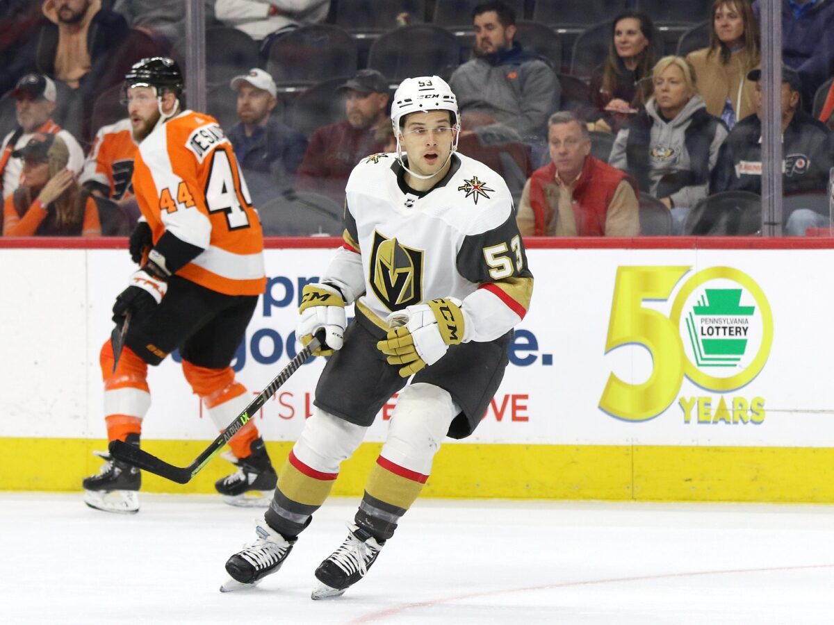 Teddy Blueger Vegas Golden Knights