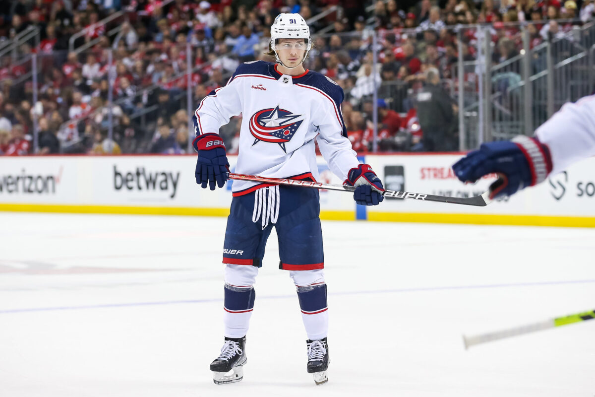 Kent Johnson Columbus Blue Jackets