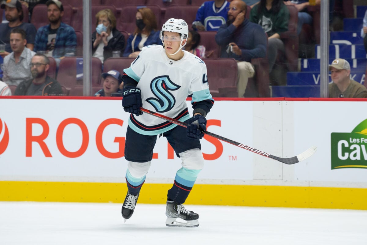 Ryker Evans Seattle Kraken