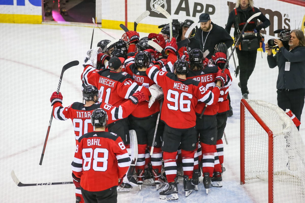 New Jersey Devils Celebrate