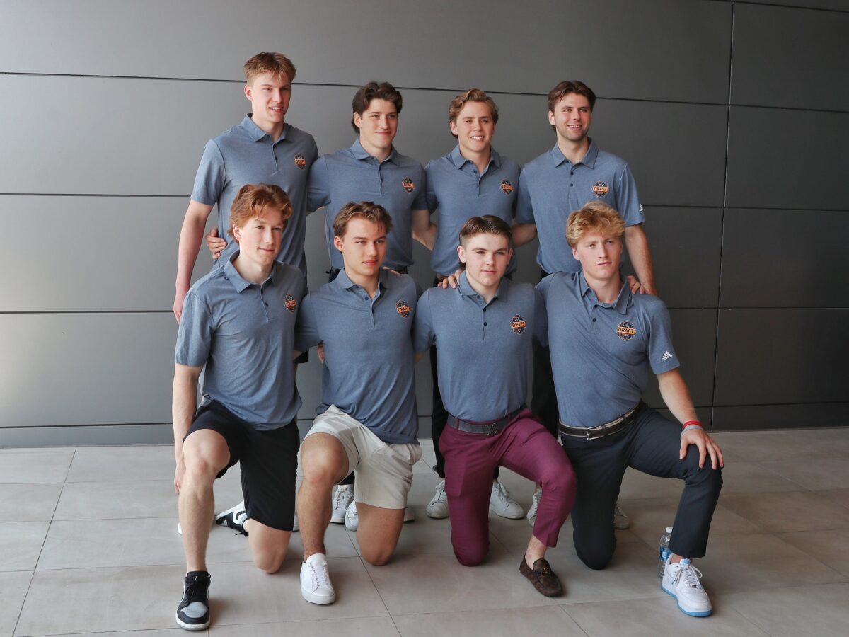 Connor Bedard, Adam Fantilli, Will Smith, Matthew Wood, Ryan Leonard, Zach Benson, Nate Danielson Oliver Moore 2023 NHL Draft