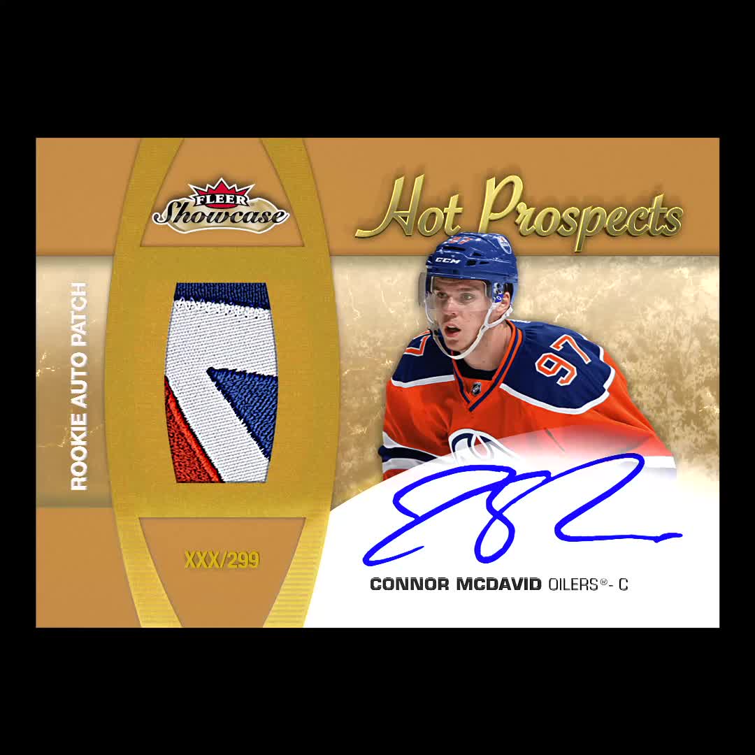 Connor McDavid Edmonton Oilers 15-16 Fleer