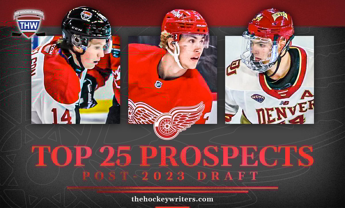 Detroit Red Wings Top 25 Prospects: Post-2023 Draft Simon Edvinsson, Nate Danielson, Carter Mazur