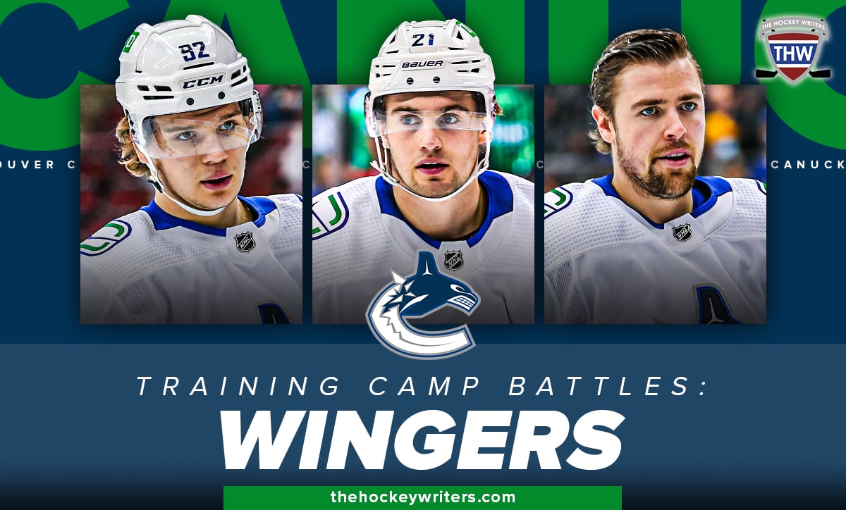 Training Camp Battles Wingers Nils Hoglander, Vasily Podkolzin and Tanner Pearson