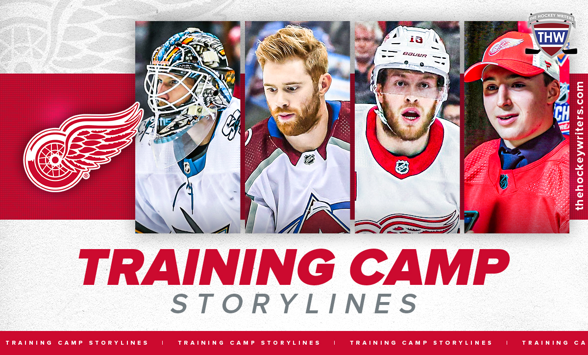 Detroit Red Wings Training Camp Storylines Marco Kasper, J.T. Compher, Andrew Copp, James Reimer