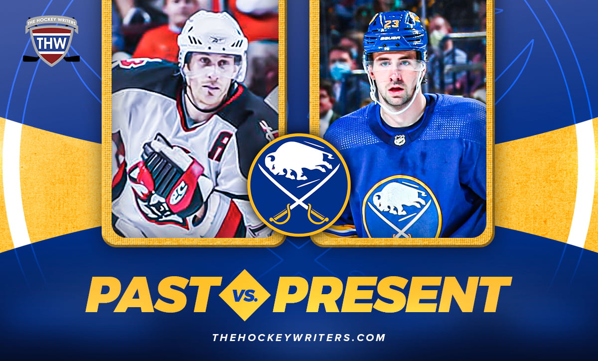Jay McKee and Mattias Samuelsson Buffalo Sabres Past vs Present