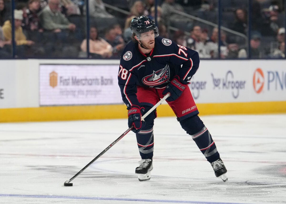 Damon Severson Columbus Blue Jackets