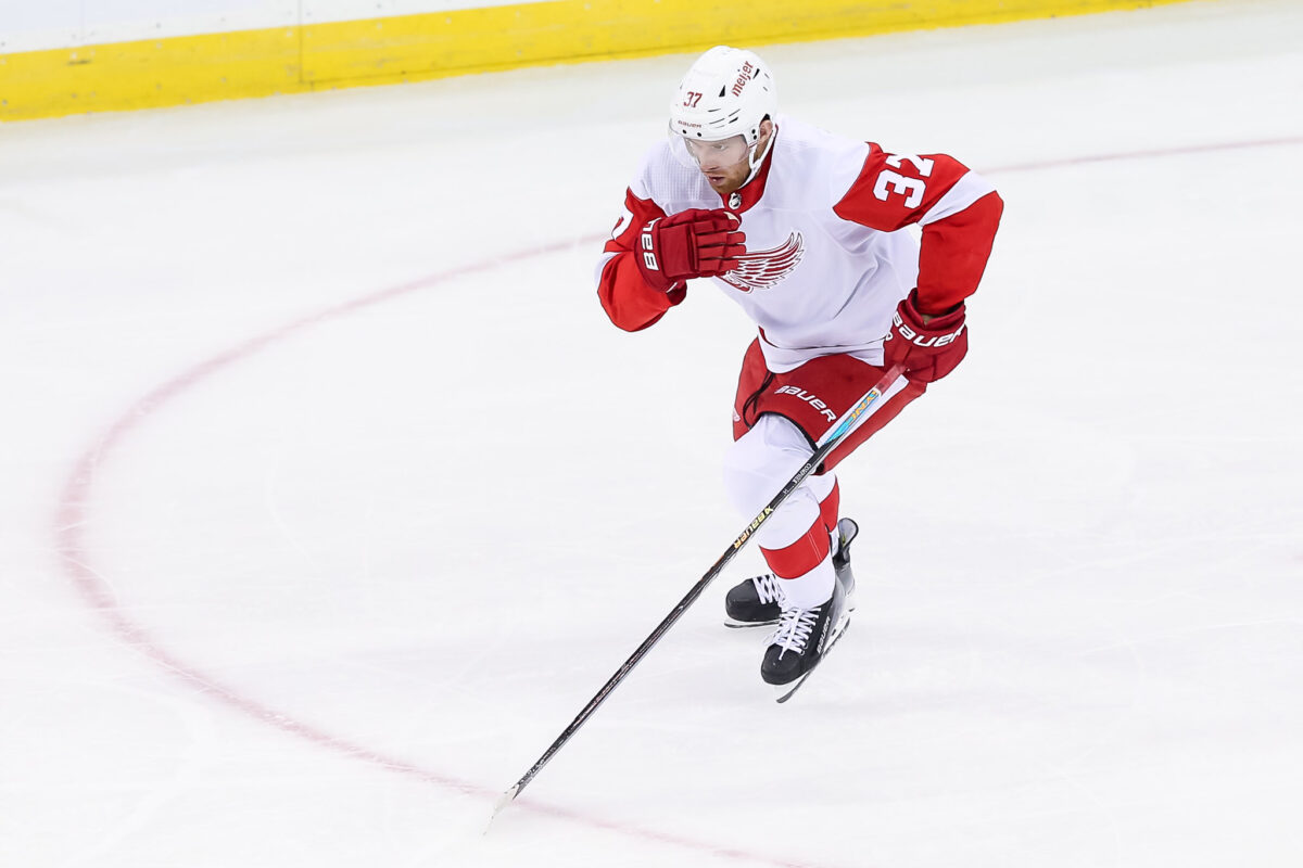 JT Compher Detroit Red Wings