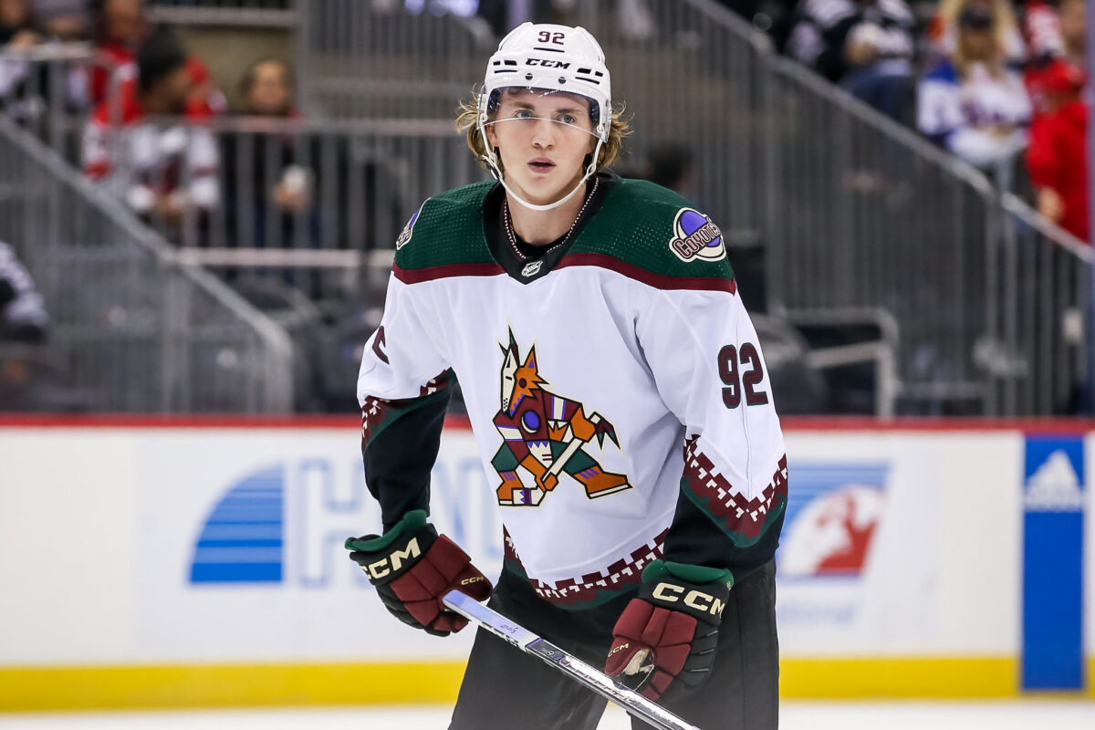 Logan Cooley Arizona Coyotes