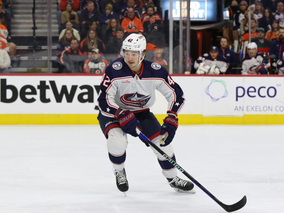 Alex Texier Columbus Blue Jackets