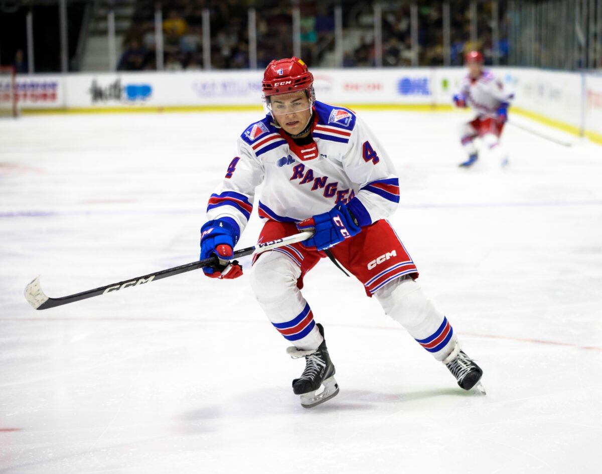 Hunter Brzustewicz Kitchener Rangers