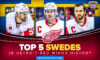Top 5 Swedes In Detroit Red Wings History Nicklas Lidstrom, Henrik Zetterberg, and Niklas Kronwall