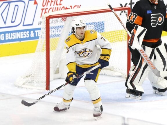 Devils Acquire Luke Evangelista From Predators for 2028 Draft Picks