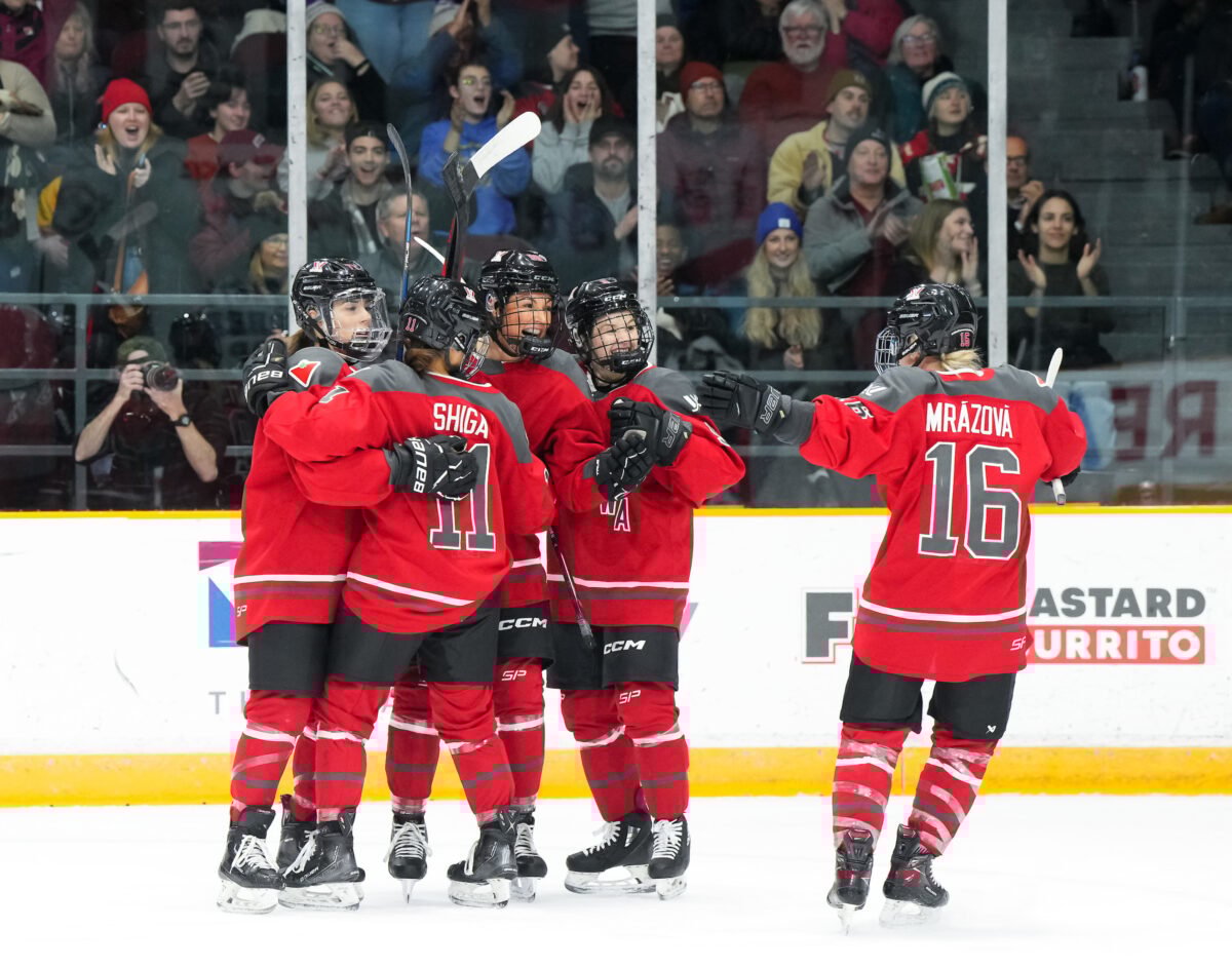 PWHL Ottawa Celebrates