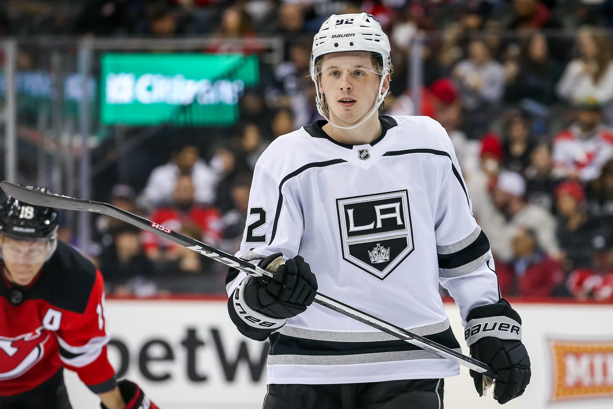 LA Kings Lock in Defenseman Brandt Clarke With 5-Year Extension