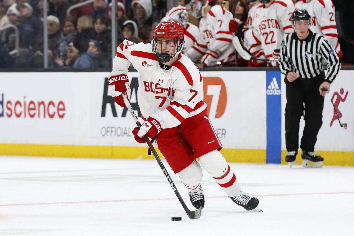 Macklin Celebrini Boston University