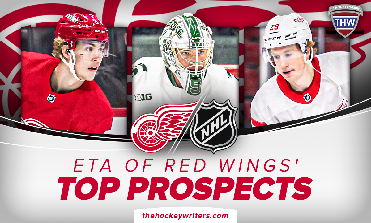 ETA of Red Wings' Top Prospects Simon Edvinsson, Trey Augustine and Nate Danielson