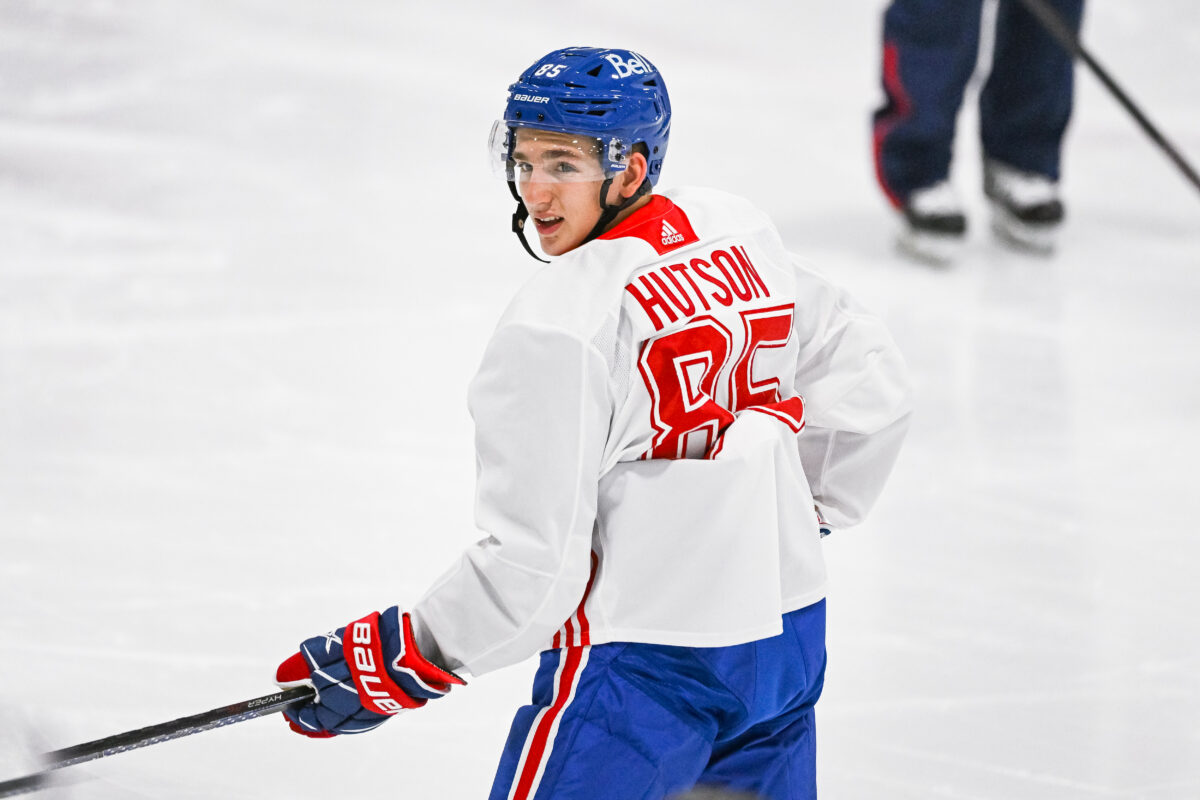 Lane Hutson Montreal Canadiens