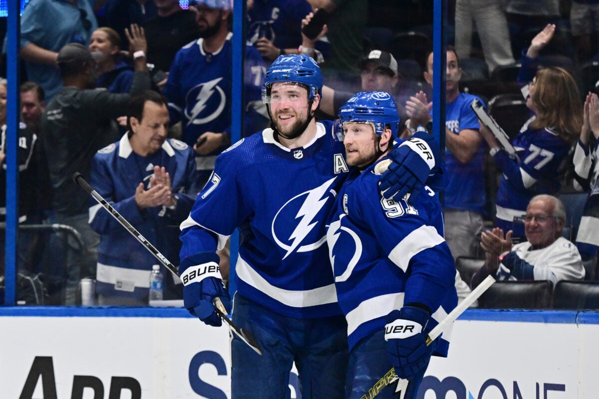 Victor Hedman Steven Stamkos Tampa Bay Lightning