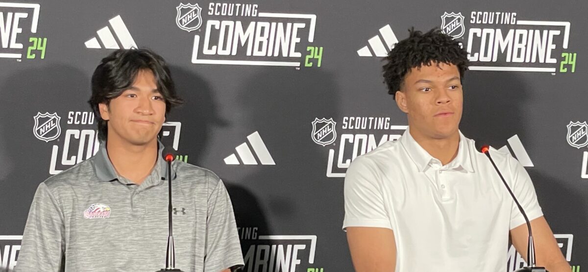 Zayne Parekh, Cayden Lindstrom, 2024 NHL Draft