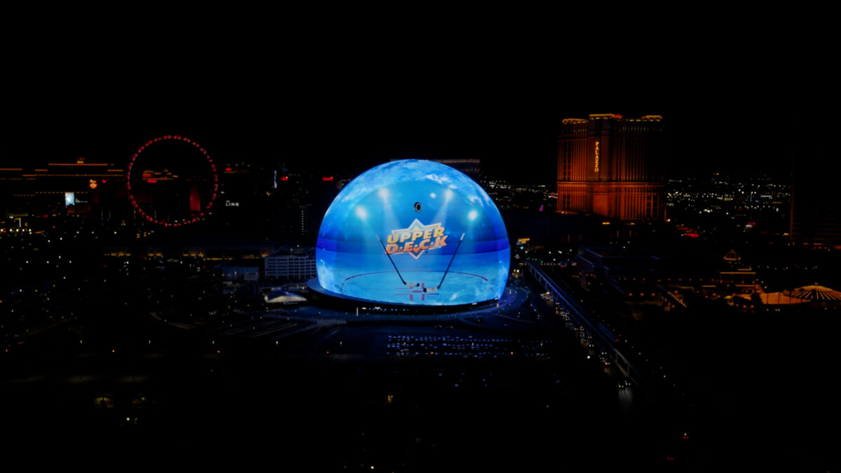 Upper Deck Projected on the Sphere in Las Vegas