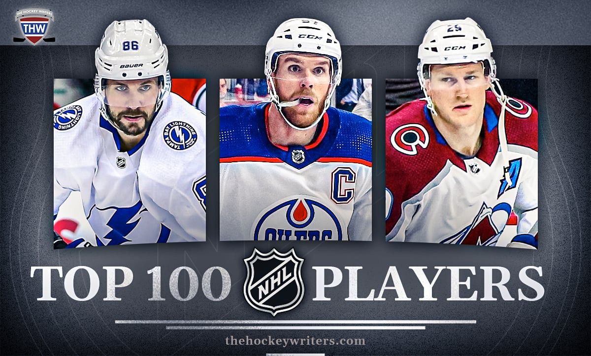 Top 100 NHL Players Connor McDavid, Nathan MacKinnon and Nikita Kucherov
