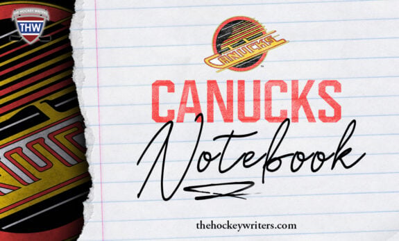 Canucks Notebook: Line Combos and Defence Pairings & Malhotra Channels Brind’Amour