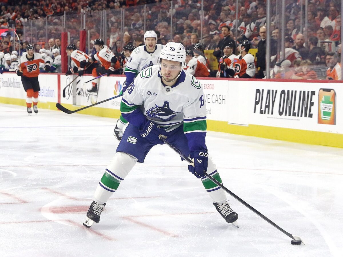 Erik Brannstrom Vancouver Canucks