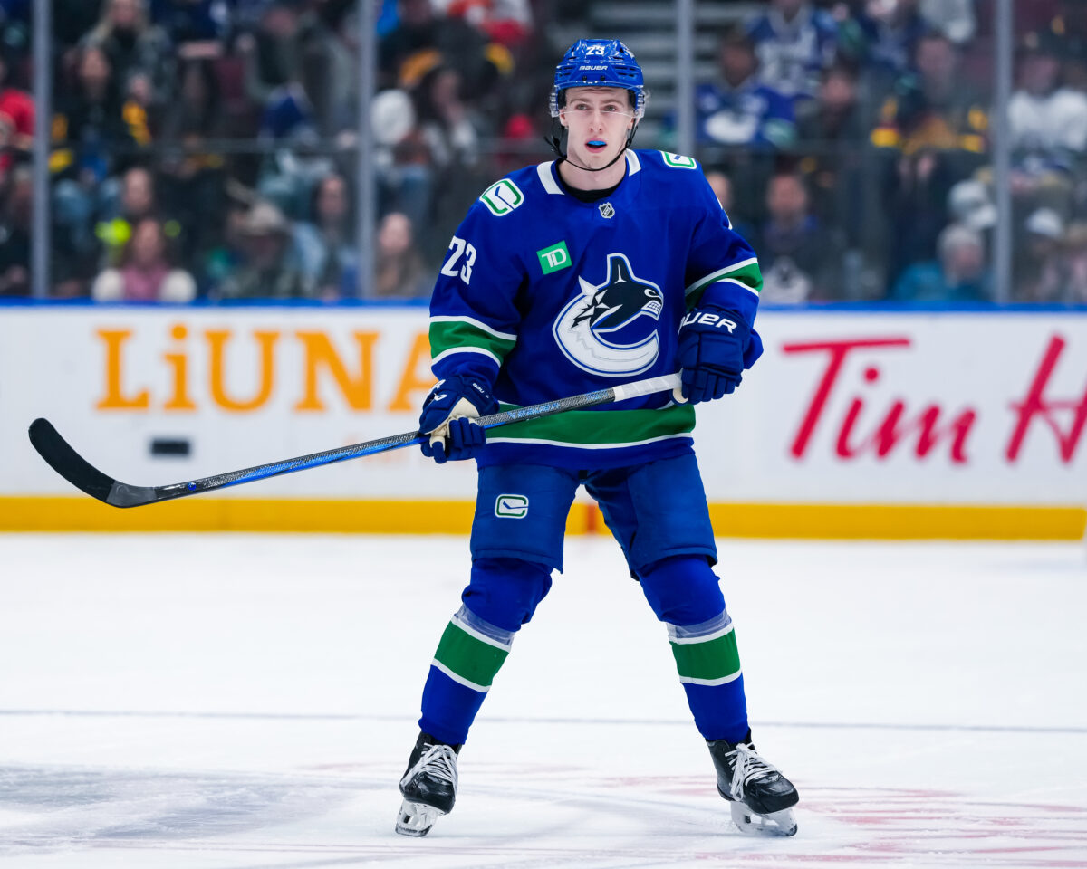 Jonathan Lekkerimaki Vancouver Canucks