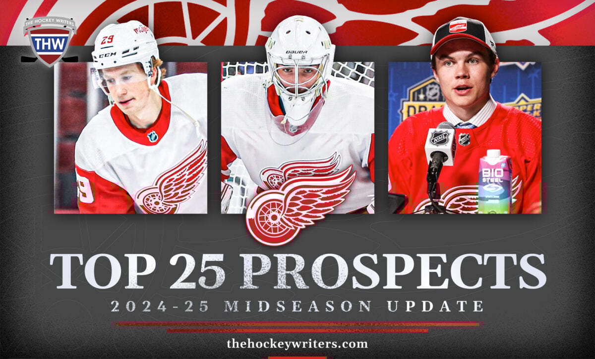 Red Wings Top 25 Prospects: 2024-25 Midseason Update Axel Sandin Pellikka, Nate Danielson, Sebastian Cossa