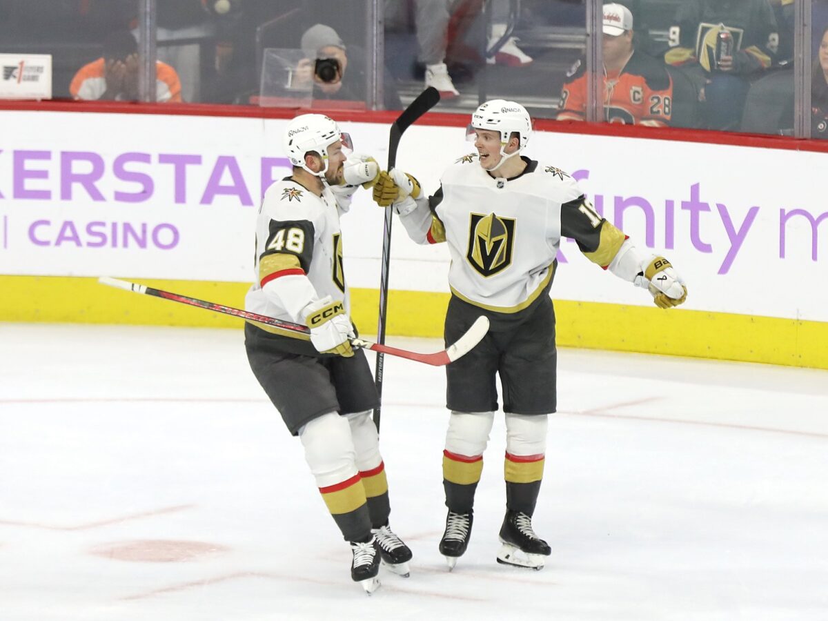 Tomas Hertl Pavel Dorofeyev Vegas Golden Knights
