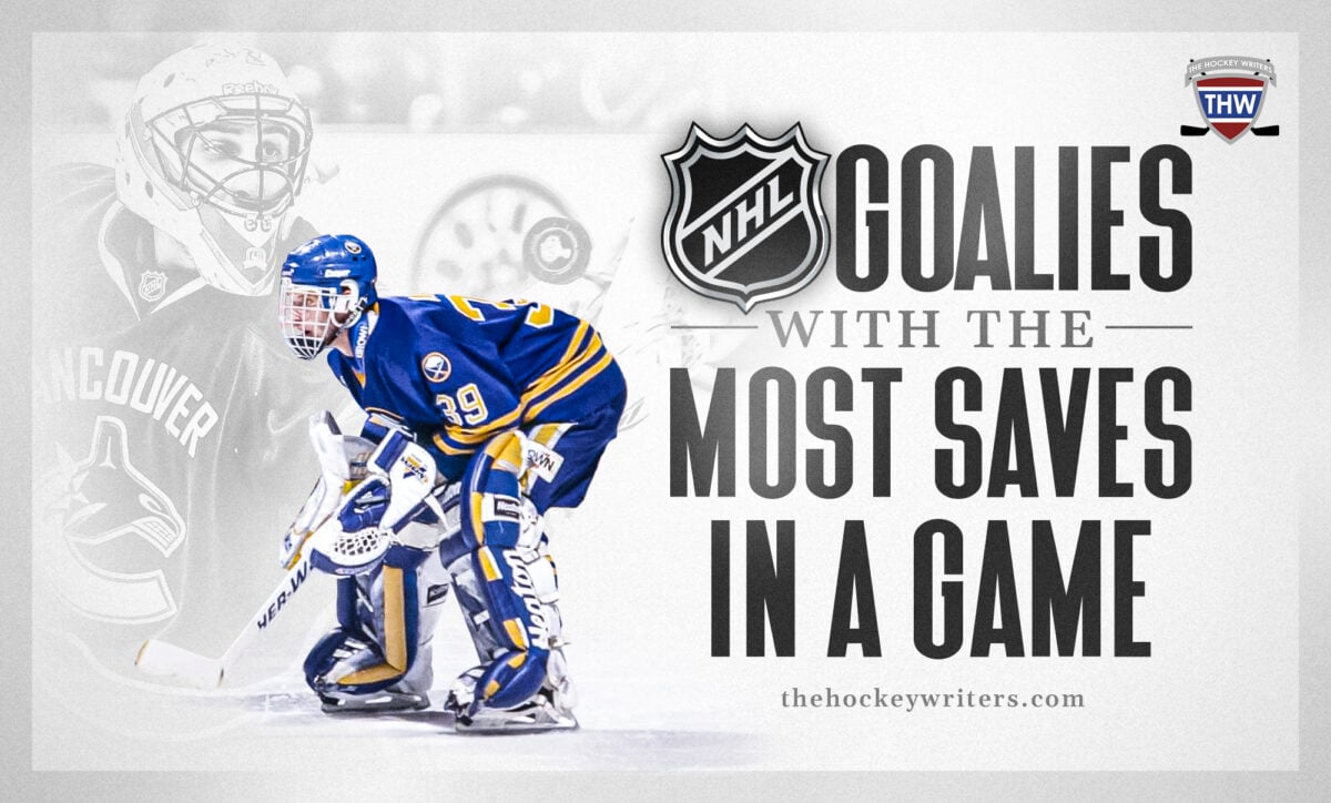 NHL Goalies with the Most Saves in a Game Dominik Hasek, Roberto Luongo